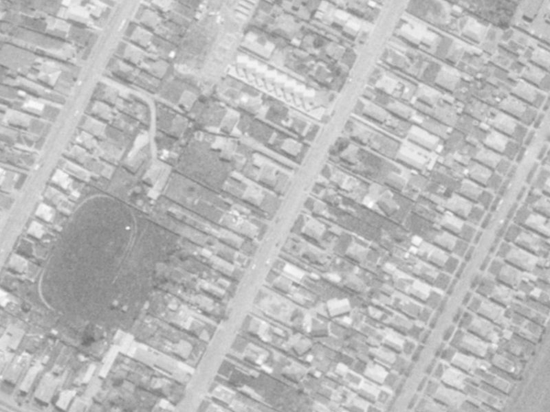 41 Bordesley Street from the air, 1975-1979