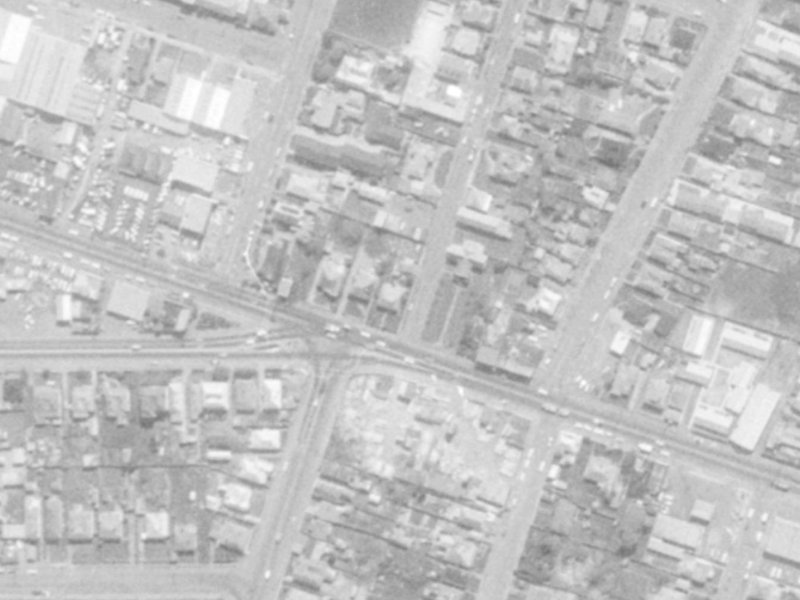 1 Leyden Street from the air, 1975-1979