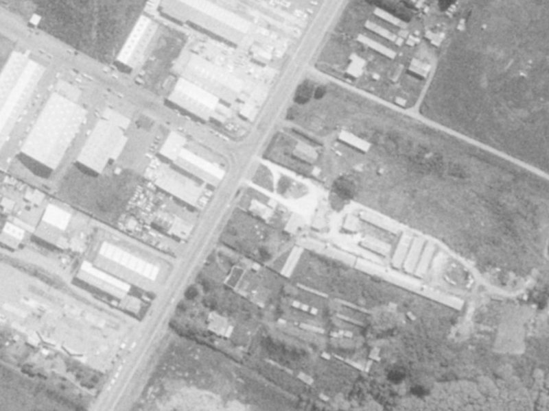 238 Dyers Road from the air, 1975-1979