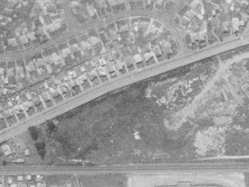 241-243 Waterloo Road from the air, 1975-1979