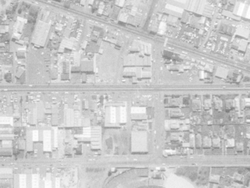 17 Lancaster Street from the air, 1975-1979
