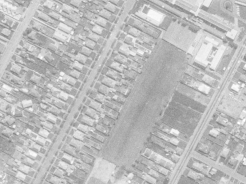 54 Ryan Street from the air, 1975-1979