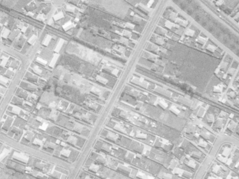 100A Tilford Street from the air, 1975-1979