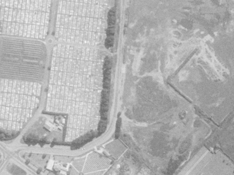 67b Keighleys Road from the air, 1975-1979
