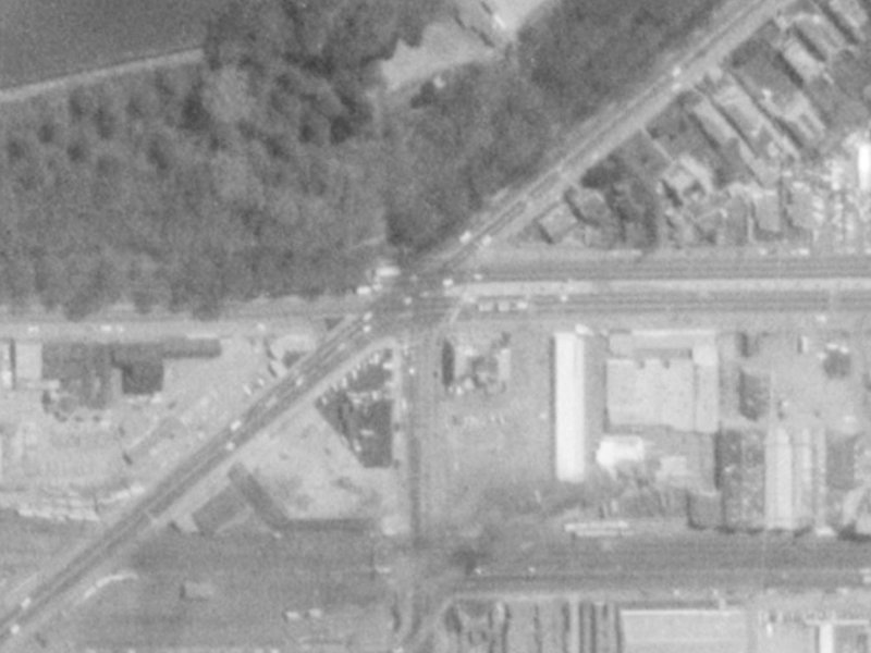 30E Moorhouse Avenue from the air, 1975-1979