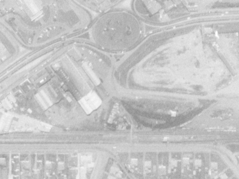 Alloy Street from the air, 1975-1979