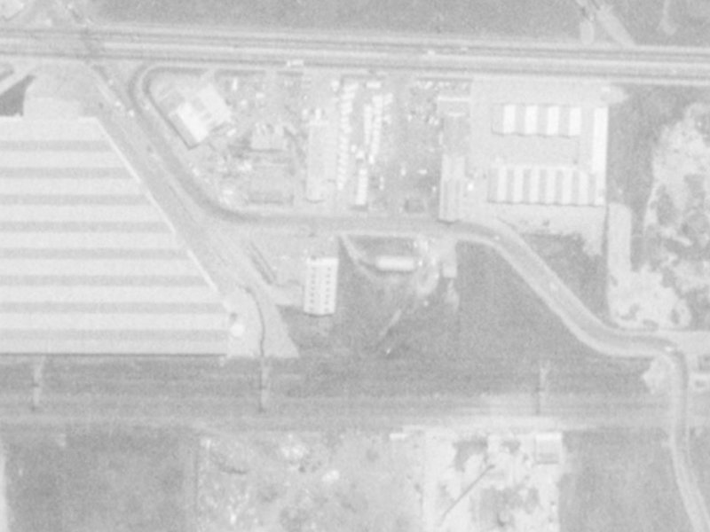 8a Cable Street from the air, 1975-1979