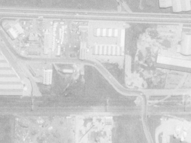 cable Street from the air, 1975-1979