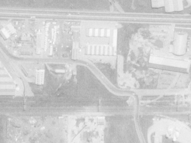 9-23 Cable Street from the air, 1975-1979