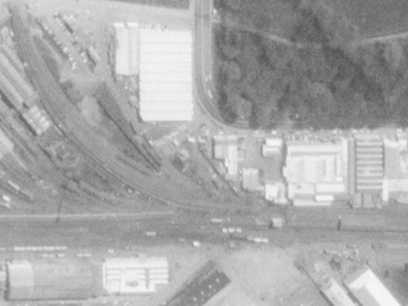 2L Detroit Place from the air, 1975-1979