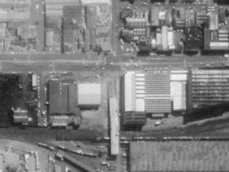 130-124 Durham Street South from the air, 1975-1979