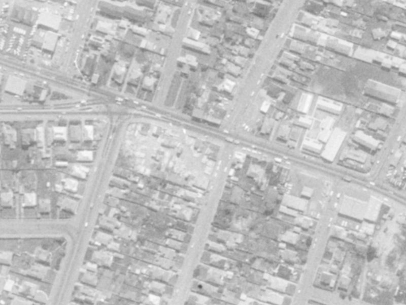 242E Ferry Road from the air, 1975-1979