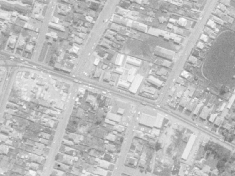 Ferry Road from the air, 1975-1979