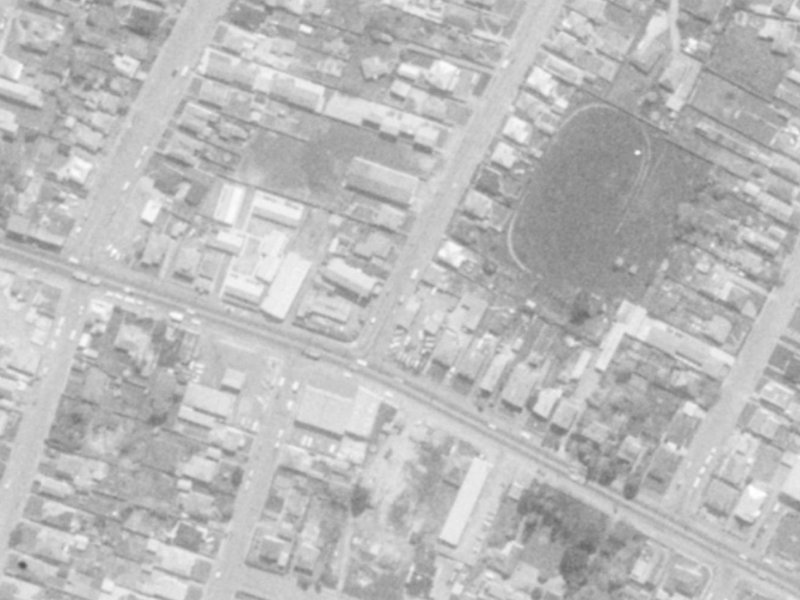281 Ferry Road from the air, 1975-1979
