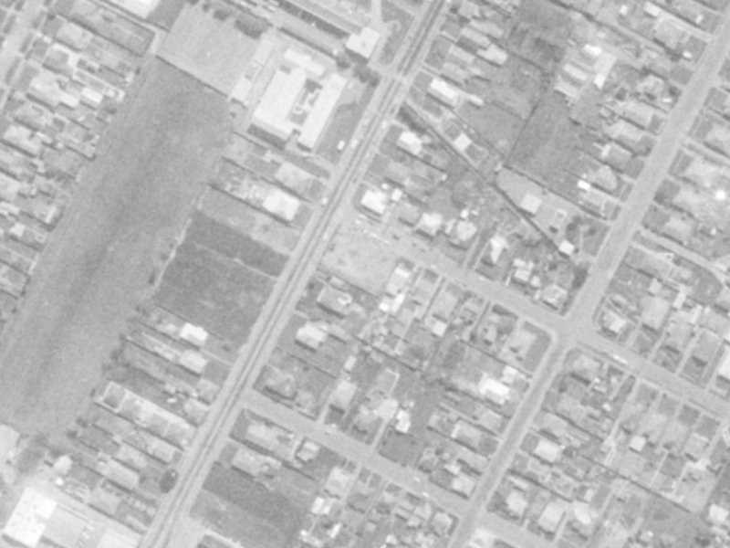 48 Aldwins Road from the air, 1975-1979
