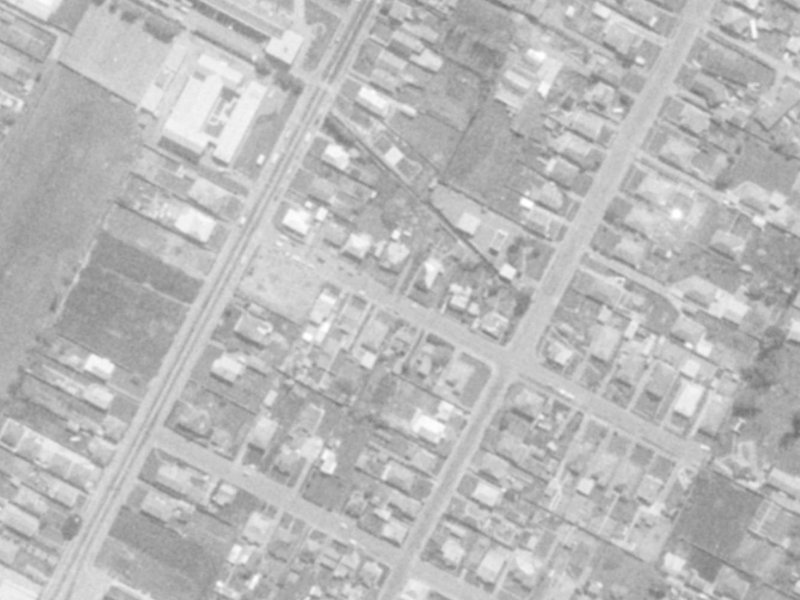 13 Bass Street from the air, 1975-1979