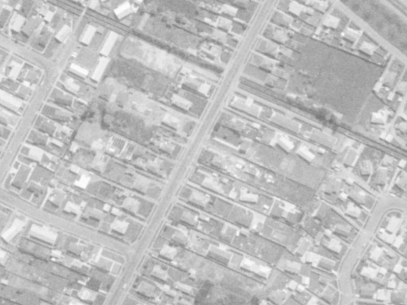 96 Tilford Street from the air, 1975-1979
