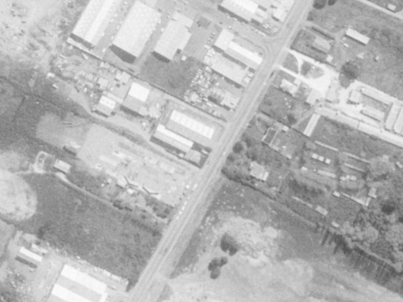 237 Dyers Road from the air, 1975-1979