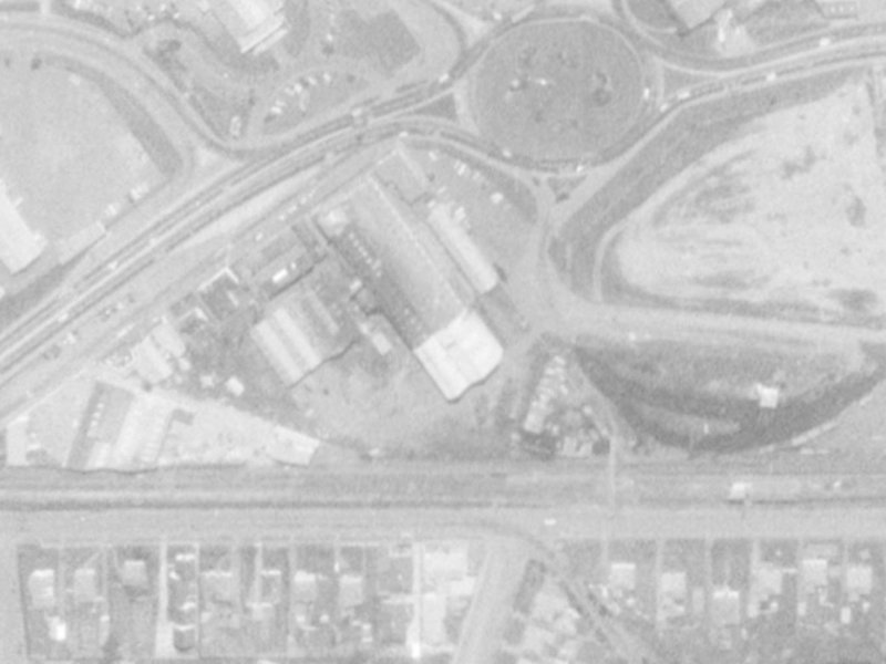 6 Alloy Street from the air, 1975-1979