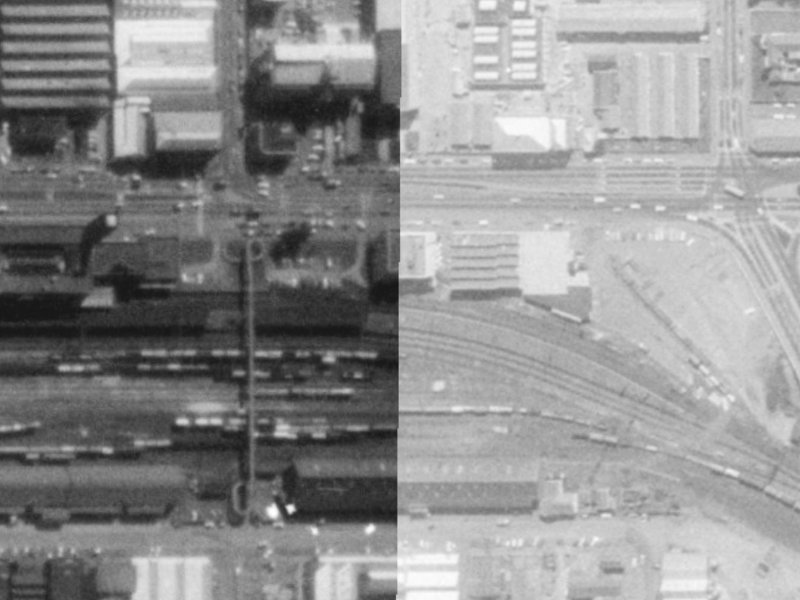 10 Washington Way from the air, 1975-1979