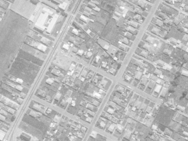 14 Bass Street from the air, 1975-1979