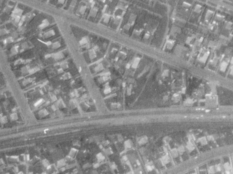 2A Fulham Street from the air, 1975-1979