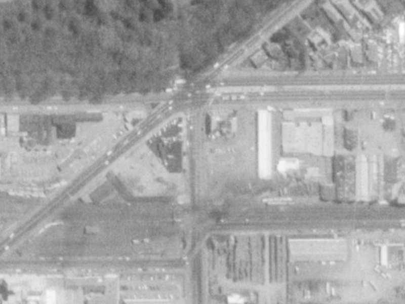 60 Grove Road from the air, 1975-1979