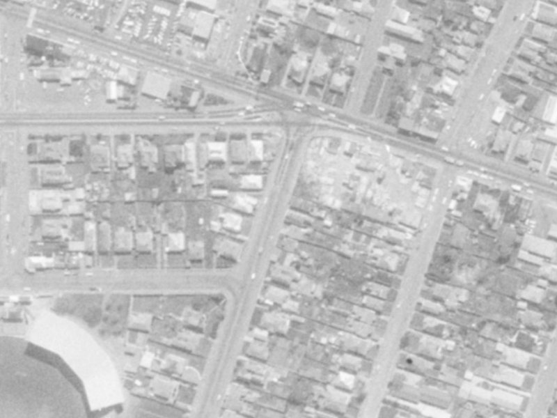 468 Wilsons Road North from the air, 1975-1979