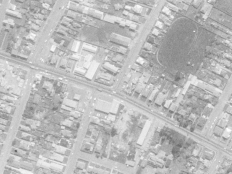 Olliviers Road from the air, 1975-1979