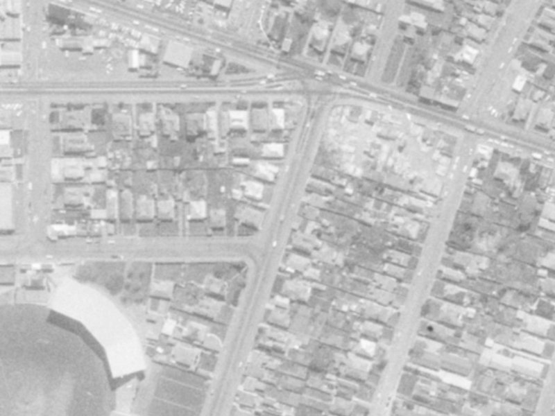 462 Wilsons Road North from the air, 1975-1979