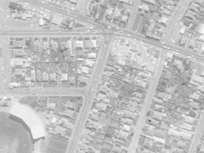 464 Wilsons Road North from the air, 1975-1979