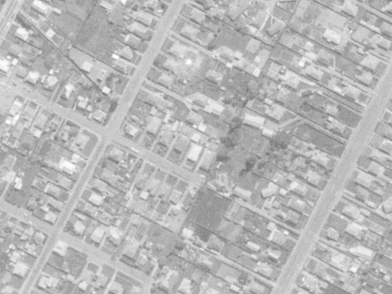 41 Bass Street from the air, 1975-1979