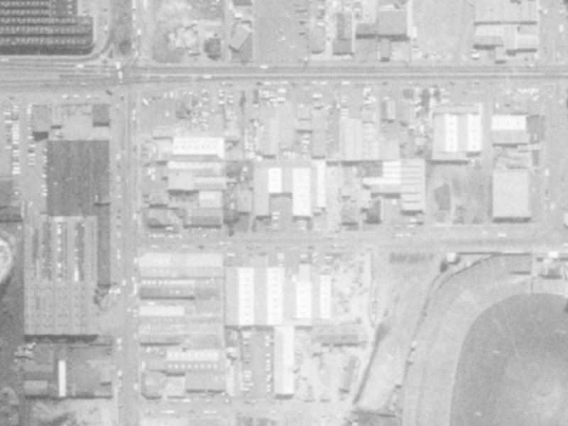 21 Stevens Street from the air, 1975-1979