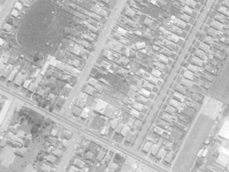 18B Bordesley Street from the air, 1975-1979