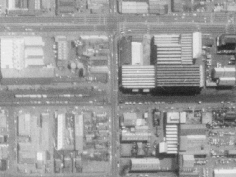 141 Antigua Street from the air, 1975-1979