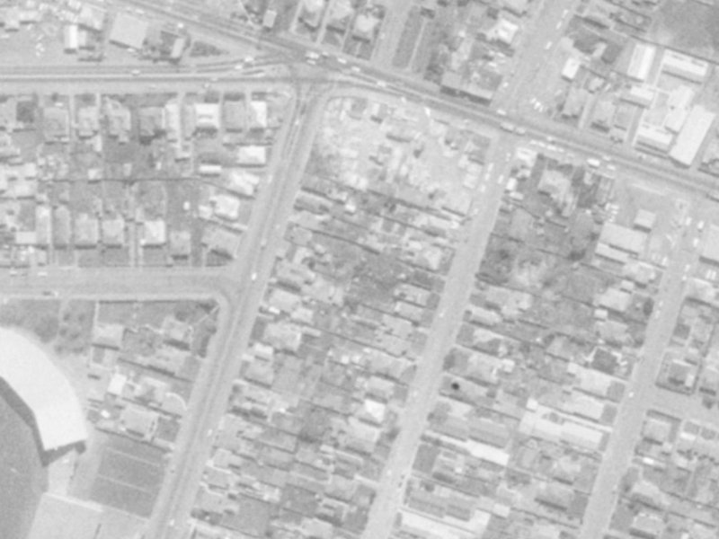 101E Barbour Street from the air, 1975-1979