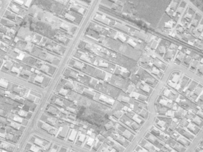 90A Tilford Street from the air, 1975-1979