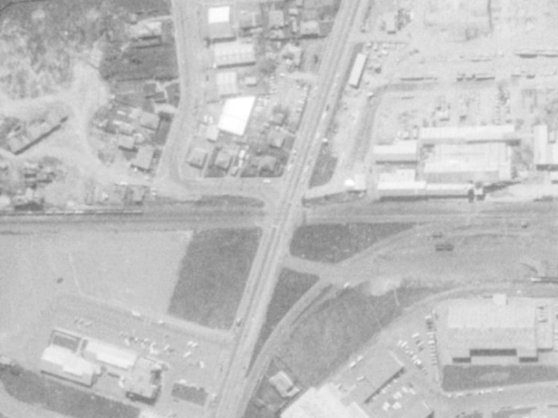 22 Carmen Road from the air, 1975-1979