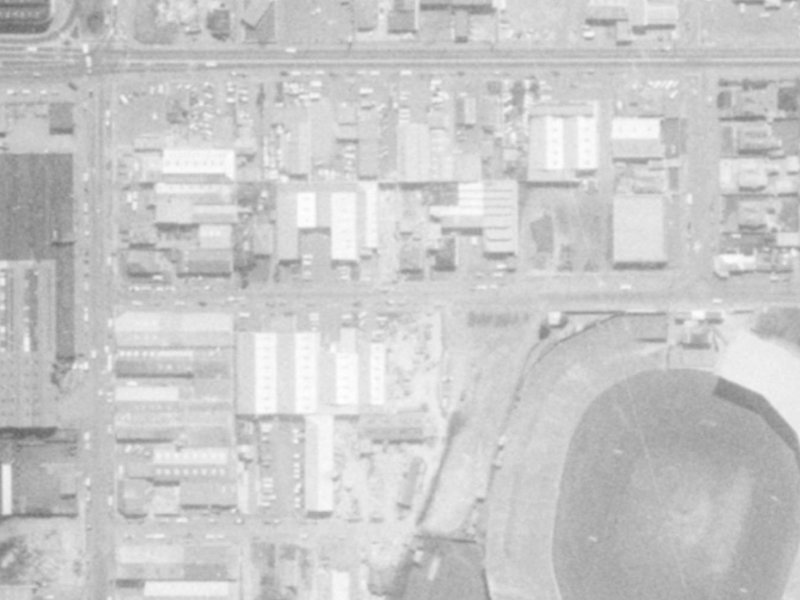 26 Stevens Street from the air, 1975-1979