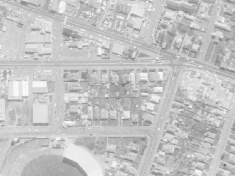 75 Stevens Street from the air, 1975-1979