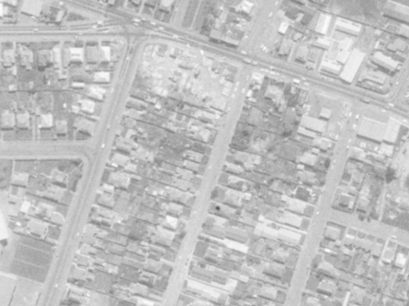 101A Barbour Street from the air, 1975-1979