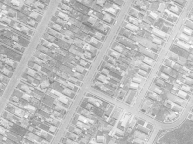 Smith Street from the air, 1975-1979