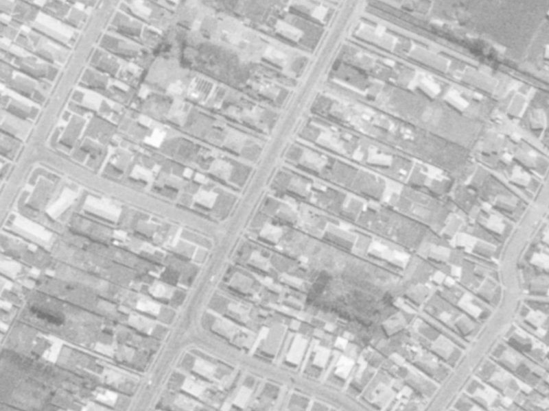 84 Tilford Street from the air, 1975-1979