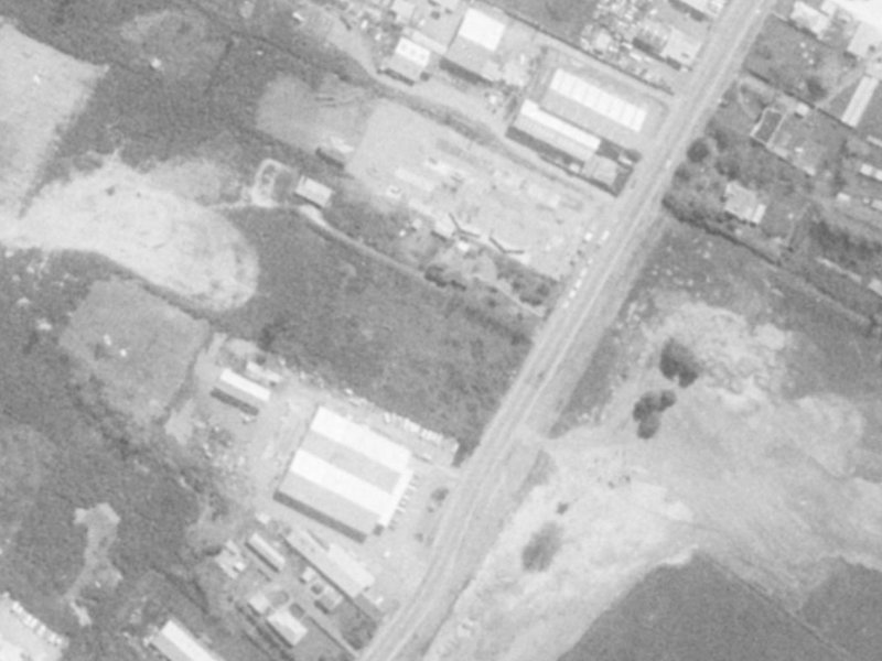 Edison Place from the air, 1975-1979