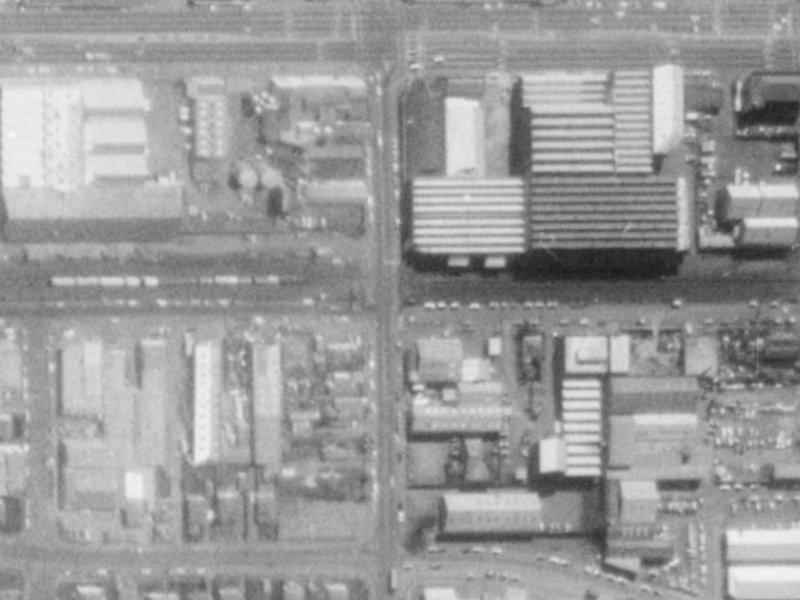 196 Hazeldean Road from the air, 1975-1979