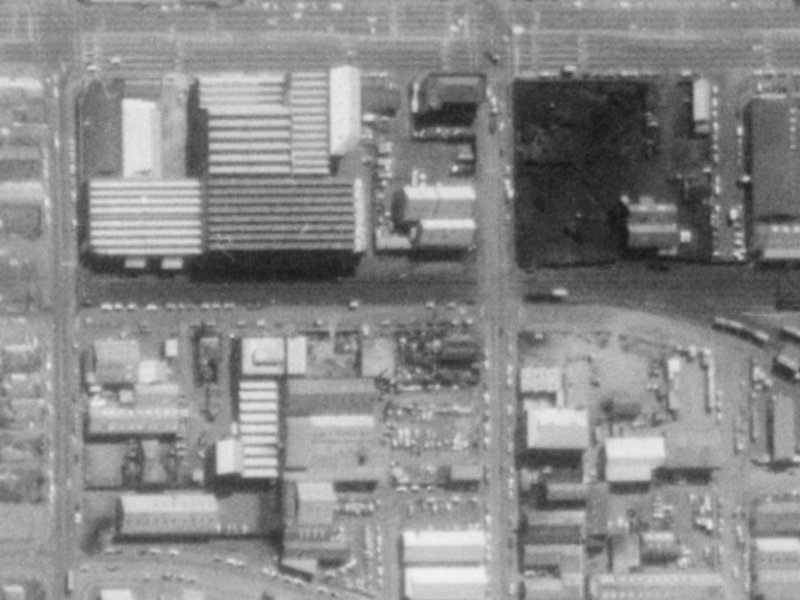 199 Hazeldean Road from the air, 1975-1979