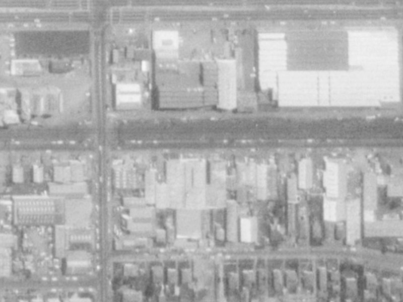 114 Hazeldean Road from the air, 1975-1979