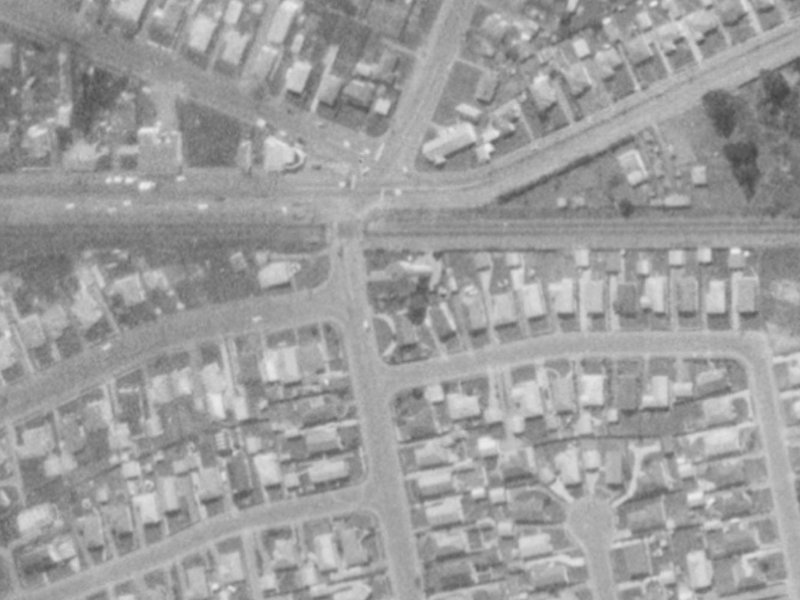 34 Parker Street from the air, 1975-1979