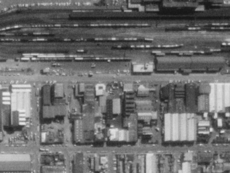 114 Carlyle Street from the air, 1975-1979