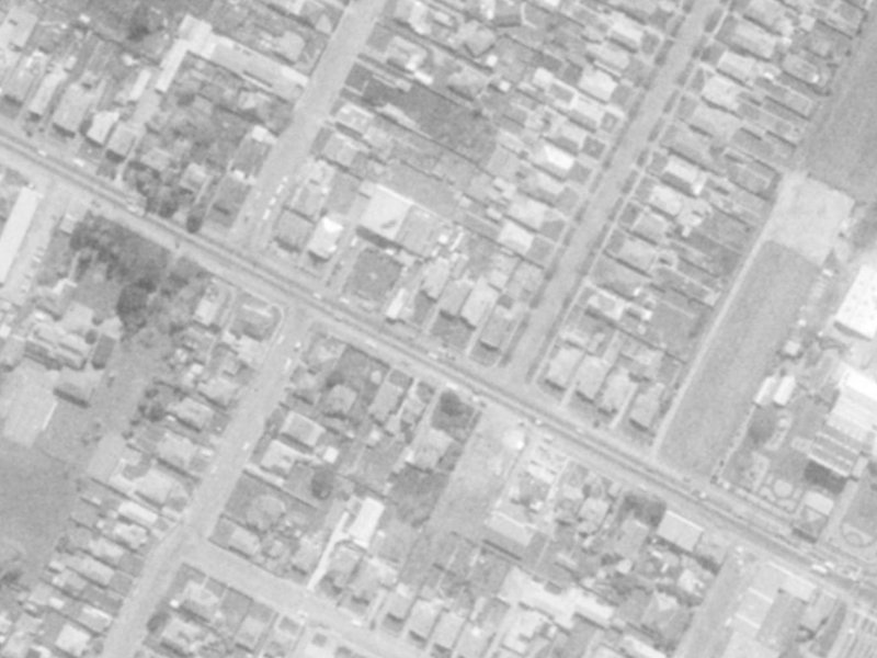 335 Ferry Road from the air, 1975-1979
